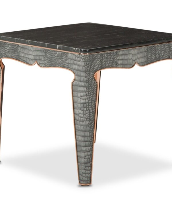 AICO Carson End Table in Rose Gold image