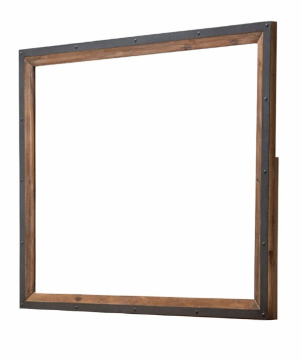 AICO Brooklyn Walk Mirror in Burnt Umber KI-BRKW060-408 image