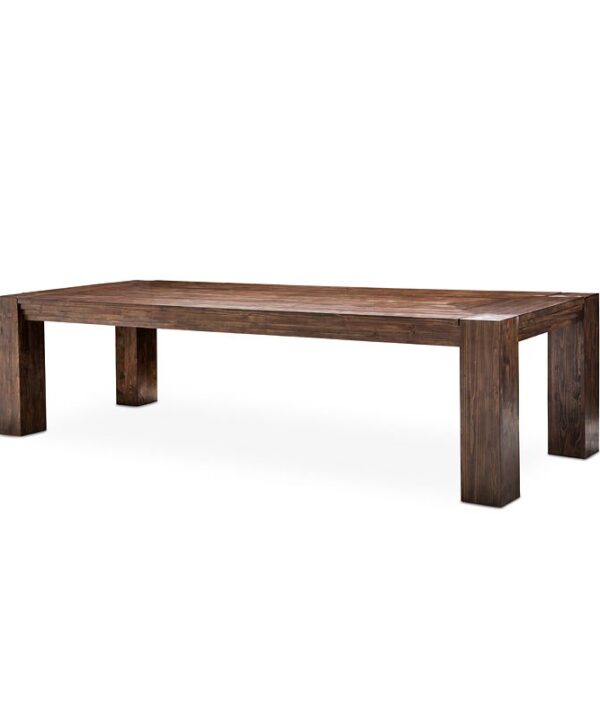 Aico Carrollton Rectangular Dining Table in Rustic Ranch KI-CRLN000-407 image