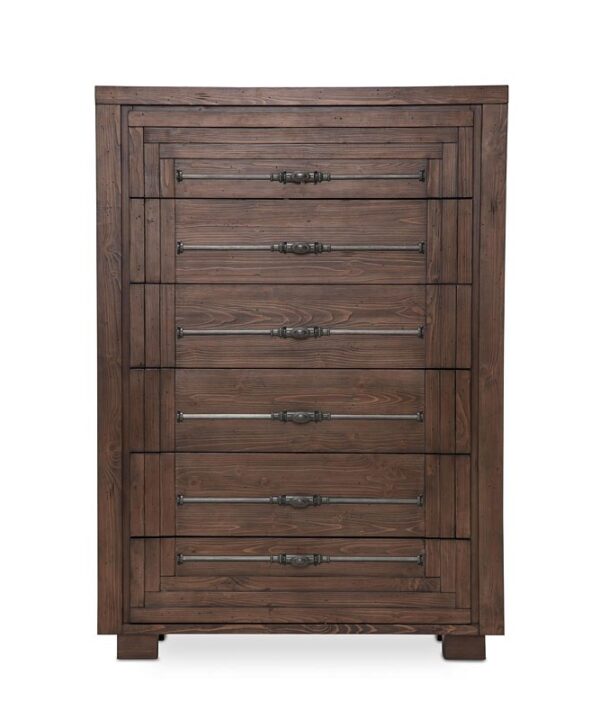 Aico Carrollton Drawer Chest in Rustic Ranch KI-CRLN070-407 image