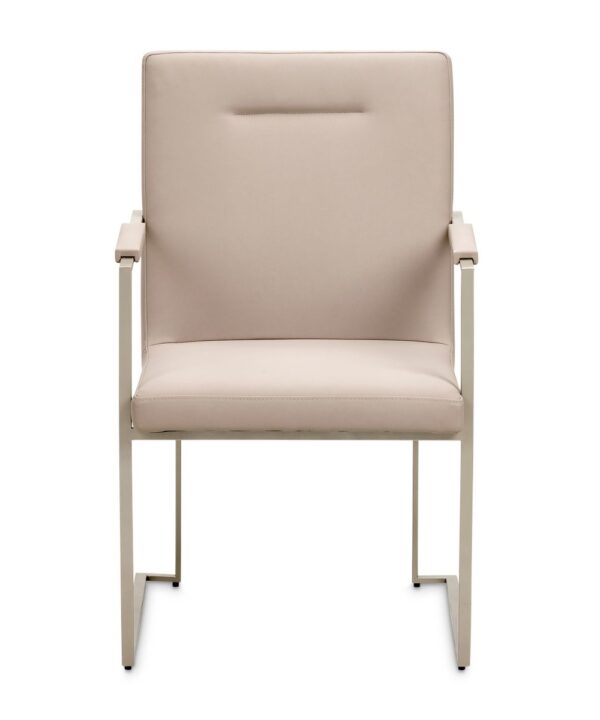 AICO Marin Arm Chair (Set of 2) in Greige image