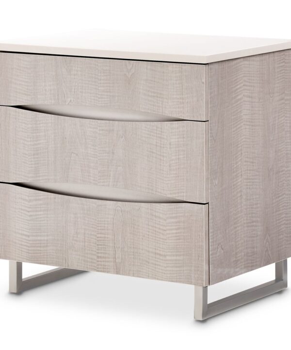 AICO Marin Nightstand in Greige image