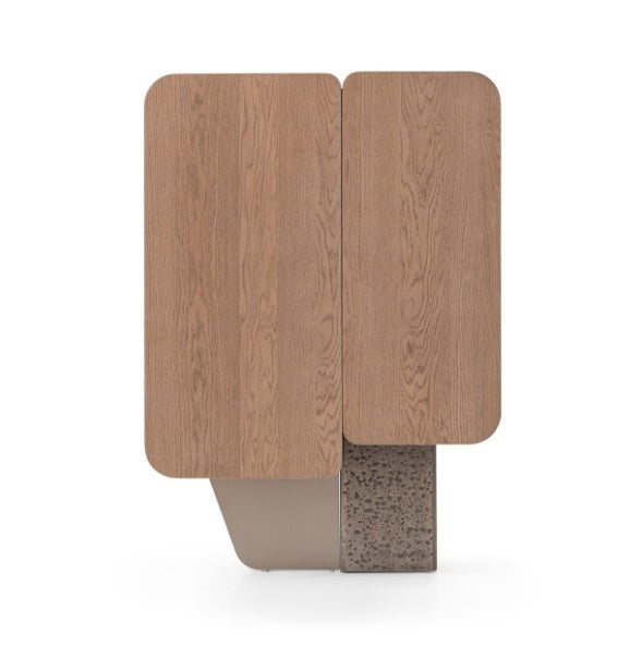 AICO Furniture Bristol Point Bar in Saddle Brown - Luxe Home Furnishings (Jersey City, NJ)