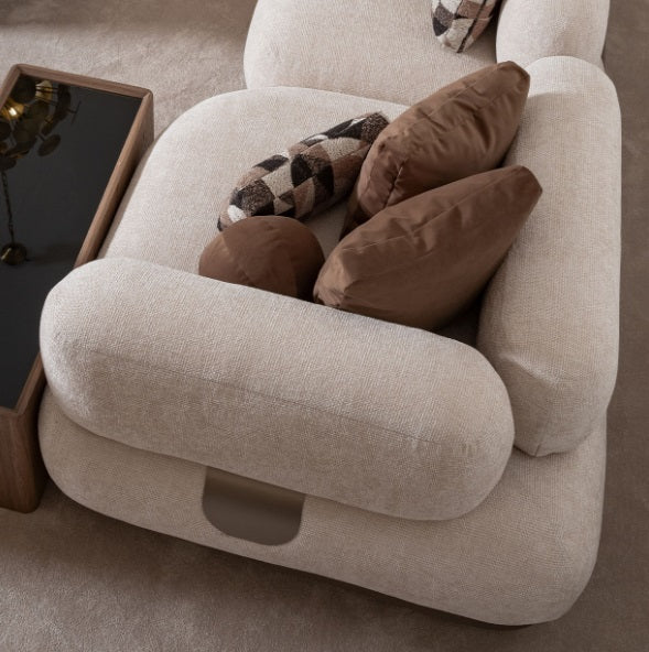 AICO Furniture Bristol Point Corner Unit in Saddle Brown - Luxe Home Furnishings (Jersey City, NJ)