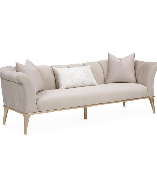 AICO Yvette Sofa in Porcini Medium Champagne image