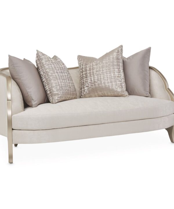 AICO Malibu Crest Loveseat in Chardonnay image