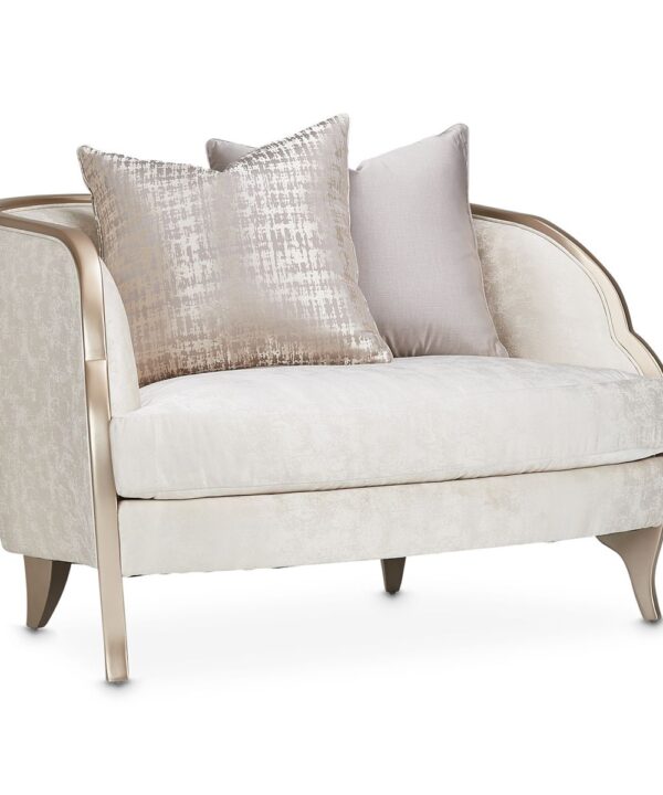 AICO Malibu Crest Chair & A Half in Chardonnay image