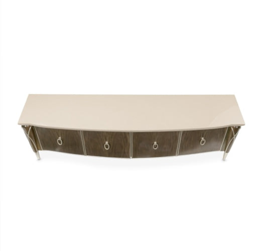 AICO Villa Cherie Media Cabinet in Hazelnut - Luxe Home Furnishings (Jersey City, NJ)