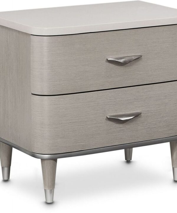 AICO Eclipse Nightstand in Moonlight image