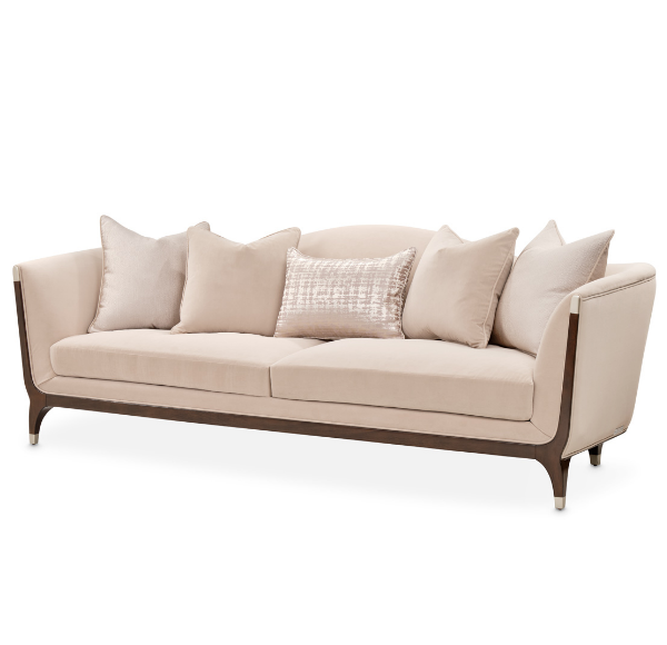 AICO Paris Chic Sofa Tiramisu Espresso image