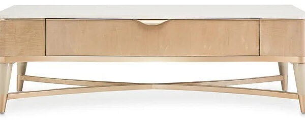 AICO Malibu Crest Rectangular Cocktail Table in Blush 9007201-131 image