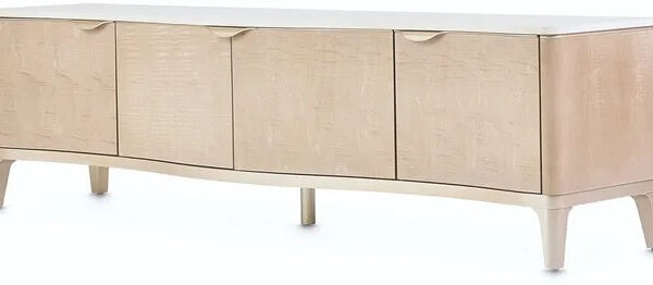 AICO Malibu Crest TV Console in Blush 9007081-131 image
